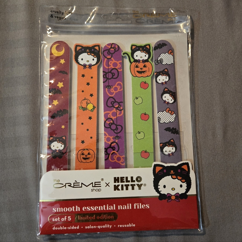 Hello Kitty Creme Shop Halloween NEW Nail Files